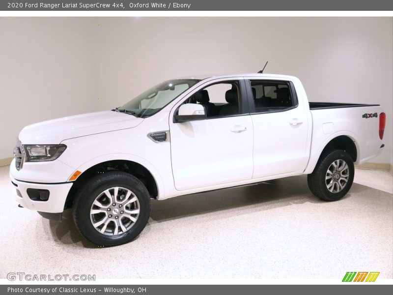 Oxford White / Ebony 2020 Ford Ranger Lariat SuperCrew 4x4