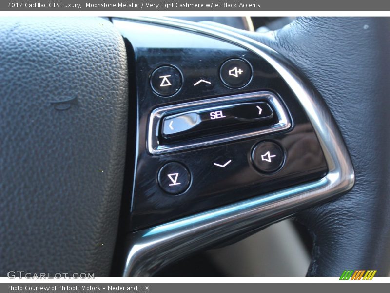 Moonstone Metallic / Very Light Cashmere w/Jet Black Accents 2017 Cadillac CTS Luxury