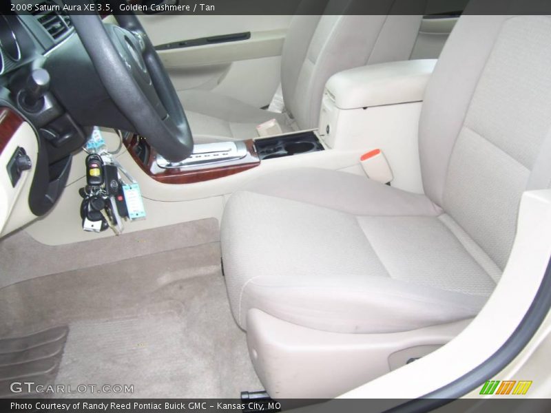 Golden Cashmere / Tan 2008 Saturn Aura XE 3.5