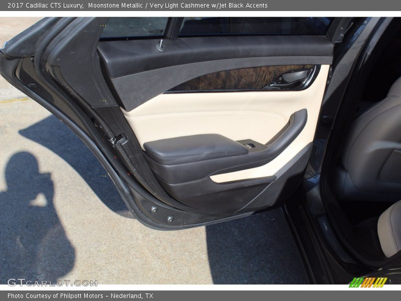 Moonstone Metallic / Very Light Cashmere w/Jet Black Accents 2017 Cadillac CTS Luxury