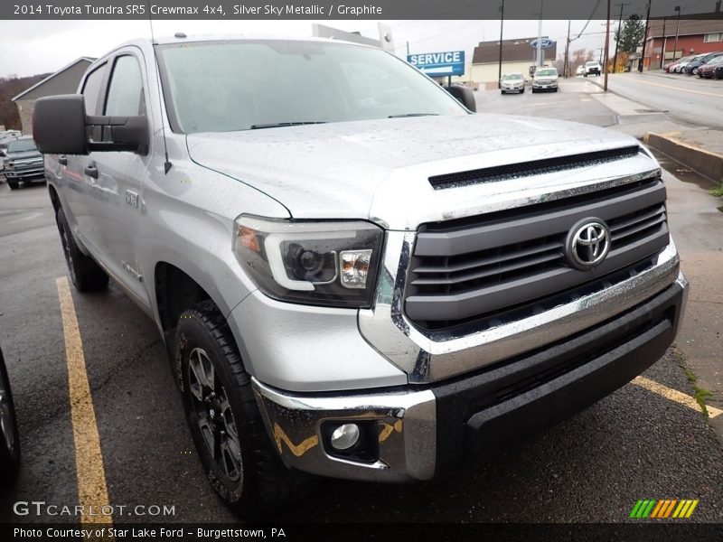 Silver Sky Metallic / Graphite 2014 Toyota Tundra SR5 Crewmax 4x4