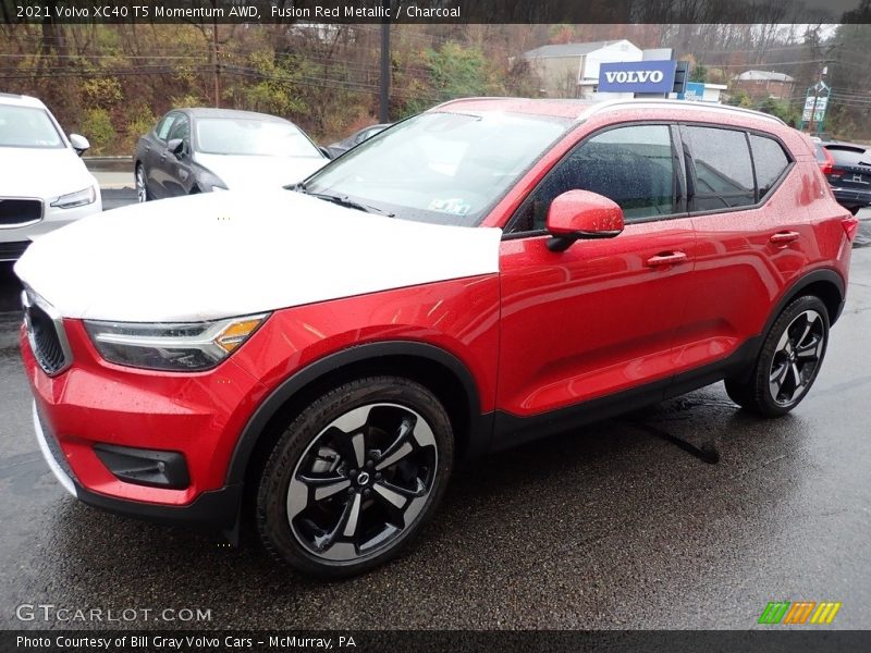  2021 XC40 T5 Momentum AWD Fusion Red Metallic
