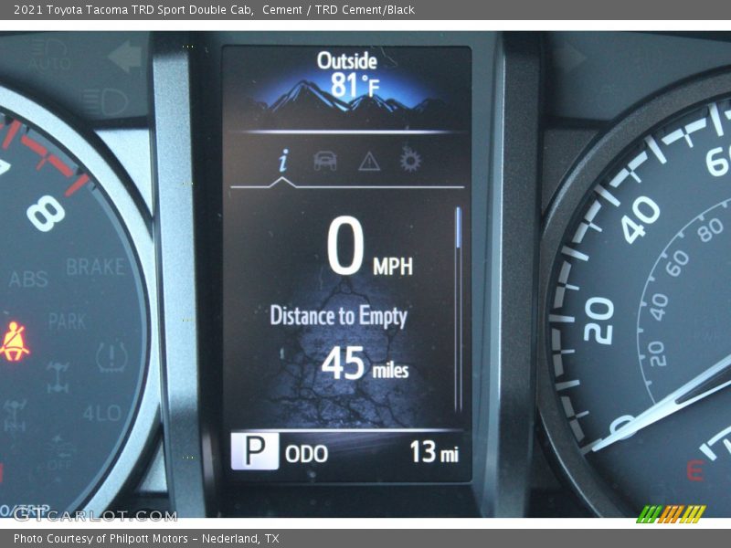  2021 Tacoma TRD Sport Double Cab TRD Sport Double Cab Gauges