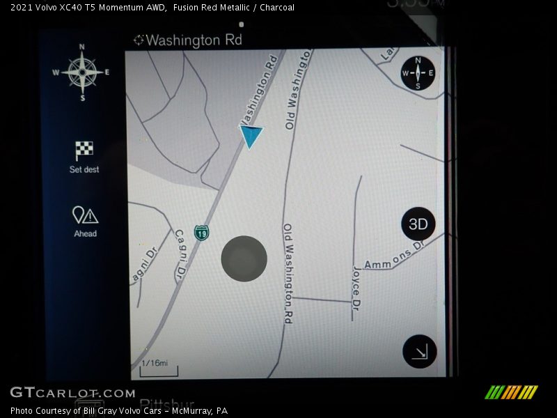 Navigation of 2021 XC40 T5 Momentum AWD