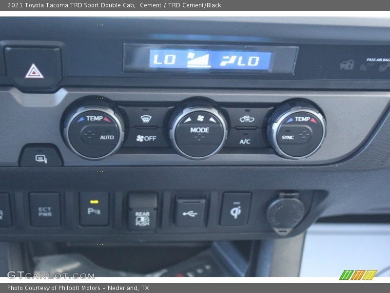 Controls of 2021 Tacoma TRD Sport Double Cab