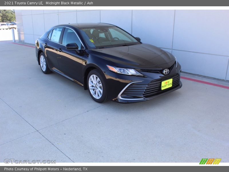 Midnight Black Metallic / Ash 2021 Toyota Camry LE