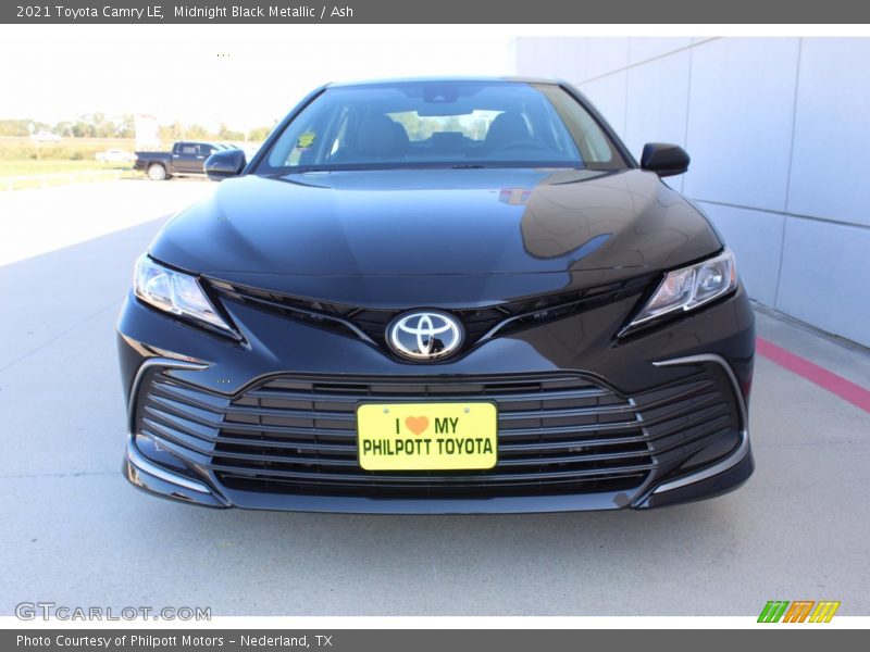 Midnight Black Metallic / Ash 2021 Toyota Camry LE