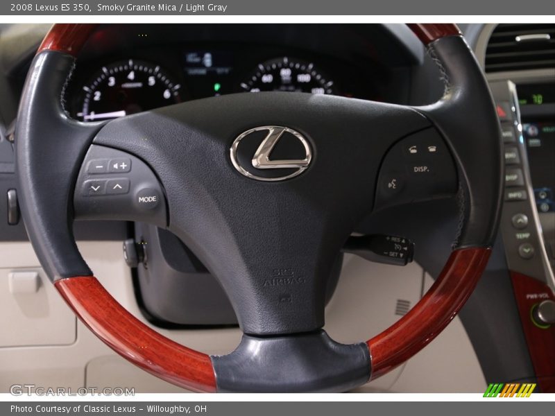 Smoky Granite Mica / Light Gray 2008 Lexus ES 350