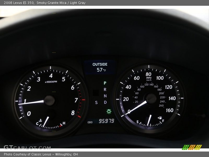 Smoky Granite Mica / Light Gray 2008 Lexus ES 350