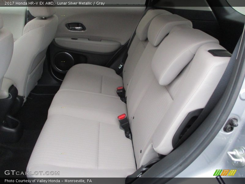 Lunar Silver Metallic / Gray 2017 Honda HR-V EX AWD