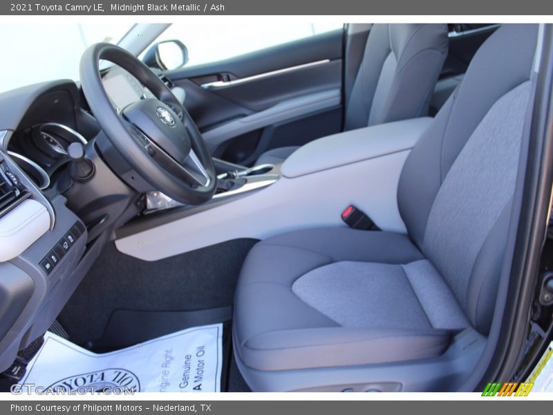 Midnight Black Metallic / Ash 2021 Toyota Camry LE