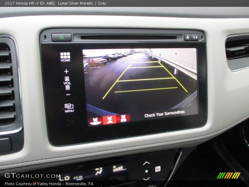 Lunar Silver Metallic / Gray 2017 Honda HR-V EX AWD
