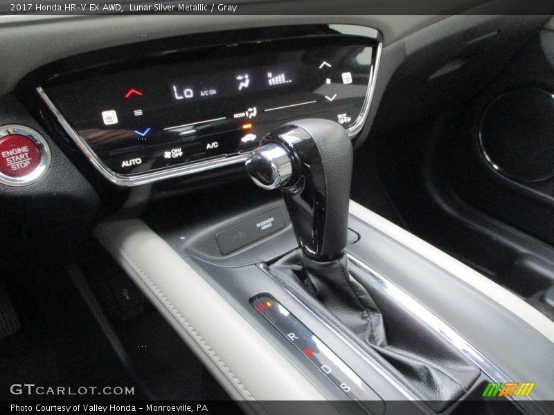 Lunar Silver Metallic / Gray 2017 Honda HR-V EX AWD