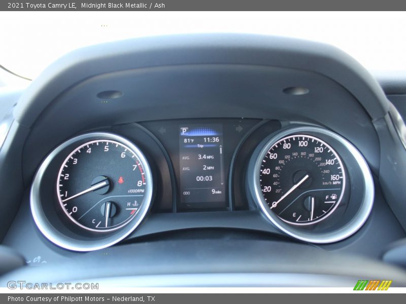  2021 Camry LE LE Gauges