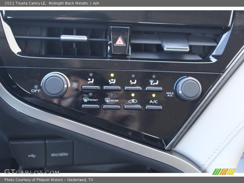 Midnight Black Metallic / Ash 2021 Toyota Camry LE