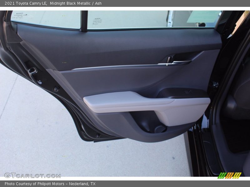 Midnight Black Metallic / Ash 2021 Toyota Camry LE