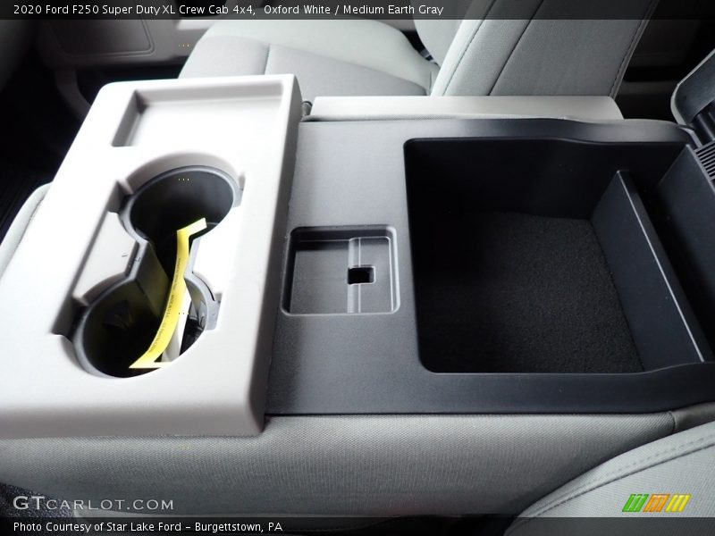 Oxford White / Medium Earth Gray 2020 Ford F250 Super Duty XL Crew Cab 4x4