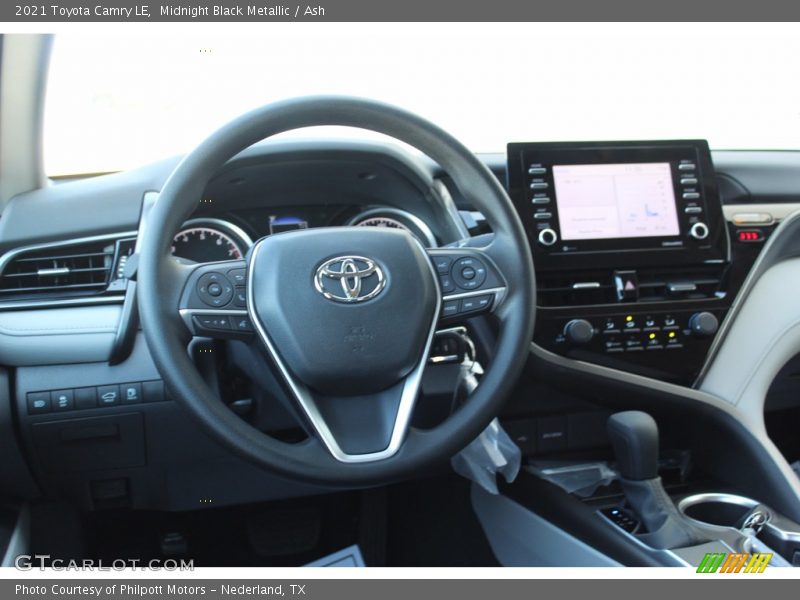 Midnight Black Metallic / Ash 2021 Toyota Camry LE