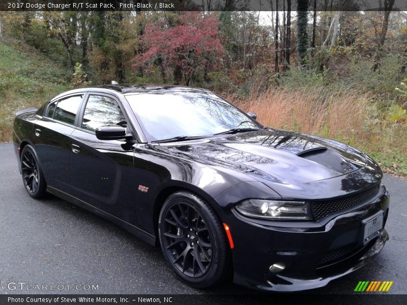 Pitch-Black / Black 2017 Dodge Charger R/T Scat Pack