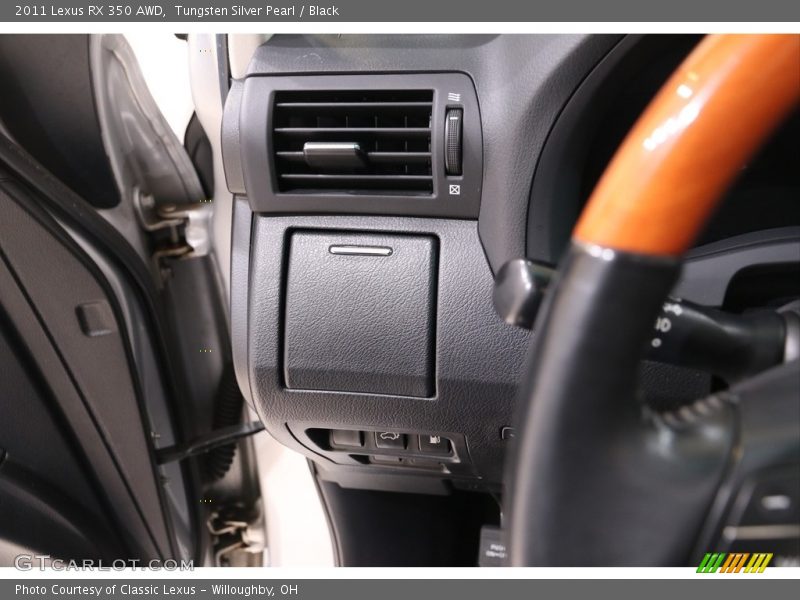 Tungsten Silver Pearl / Black 2011 Lexus RX 350 AWD
