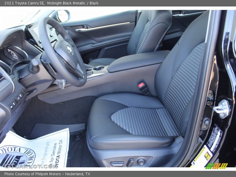 Midnight Black Metallic / Black 2021 Toyota Camry SE