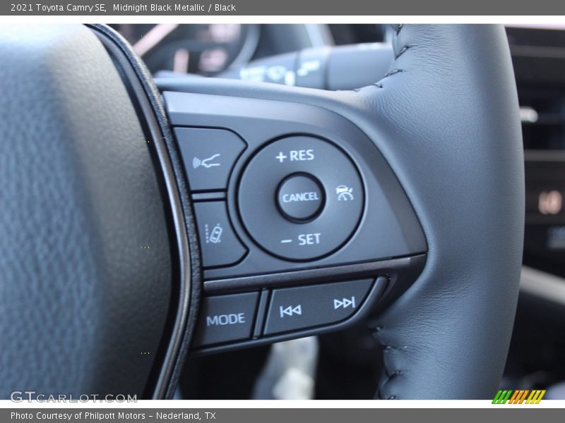 Midnight Black Metallic / Black 2021 Toyota Camry SE