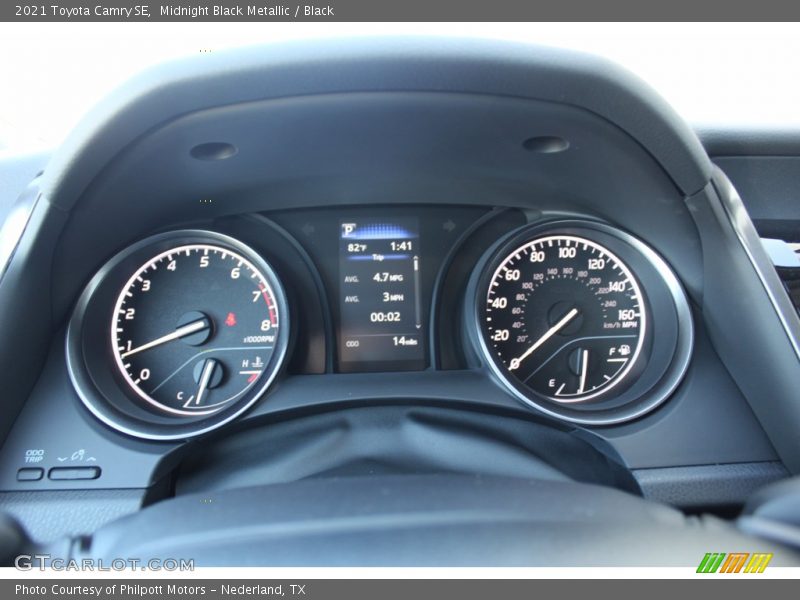 Midnight Black Metallic / Black 2021 Toyota Camry SE