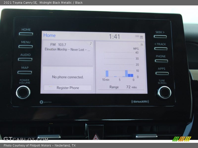 Midnight Black Metallic / Black 2021 Toyota Camry SE