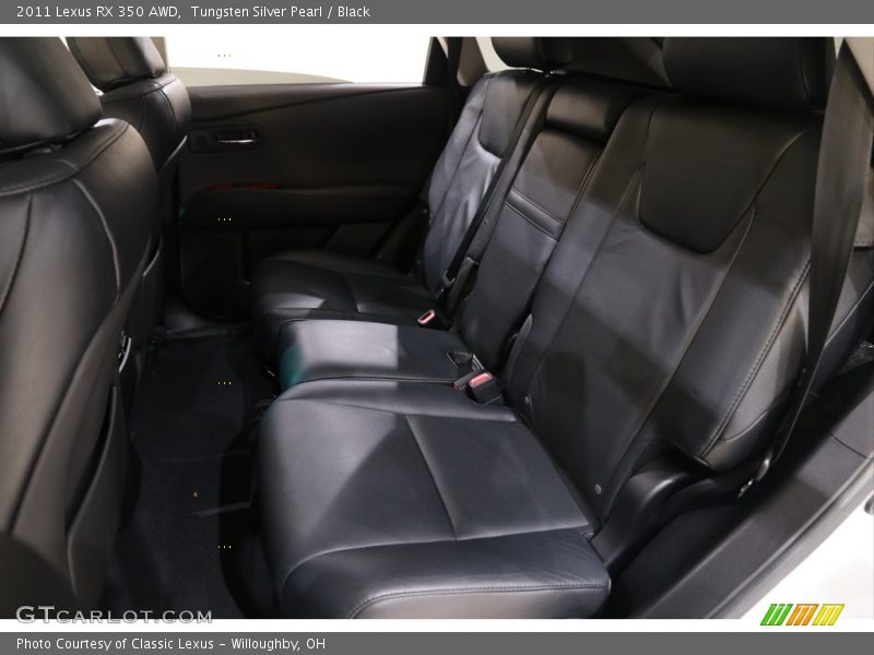 Tungsten Silver Pearl / Black 2011 Lexus RX 350 AWD