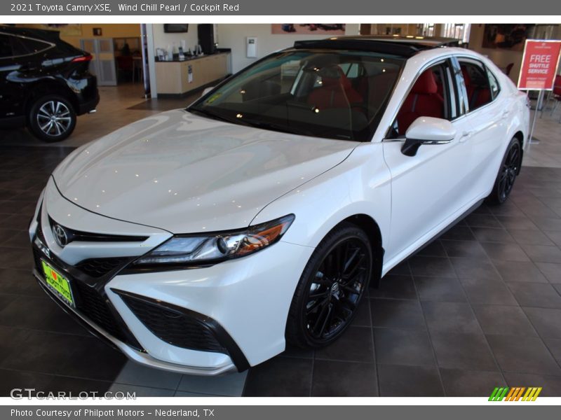 Front 3/4 View of 2021 Camry XSE