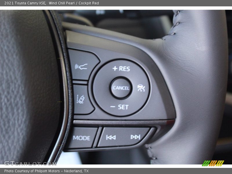 Wind Chill Pearl / Cockpit Red 2021 Toyota Camry XSE