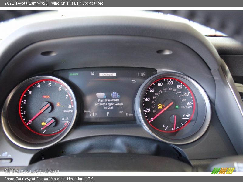  2021 Camry XSE XSE Gauges