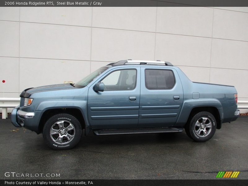 Steel Blue Metallic / Gray 2006 Honda Ridgeline RTS