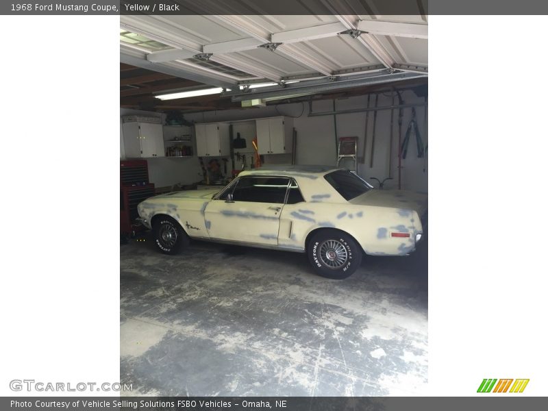 Yellow / Black 1968 Ford Mustang Coupe