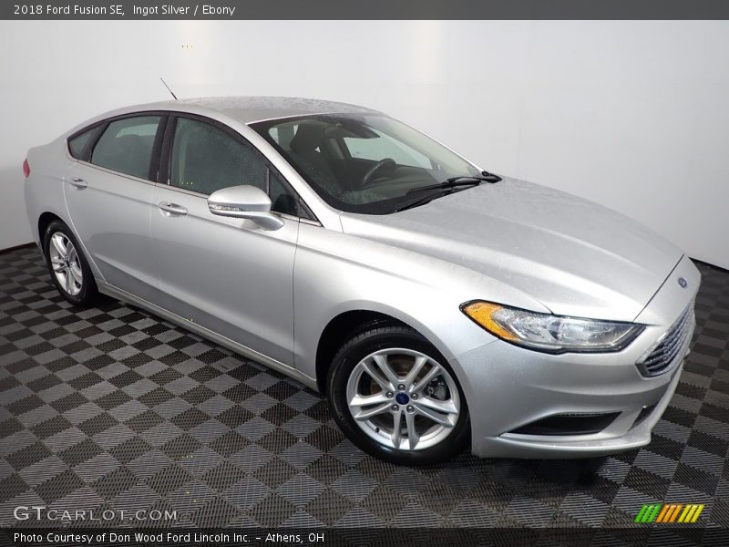 Ingot Silver / Ebony 2018 Ford Fusion SE