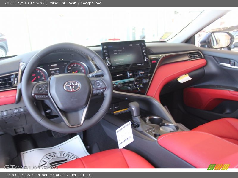 Front Seat of 2021 Camry XSE