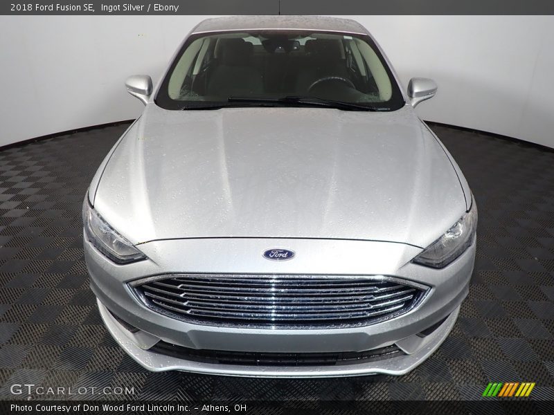Ingot Silver / Ebony 2018 Ford Fusion SE
