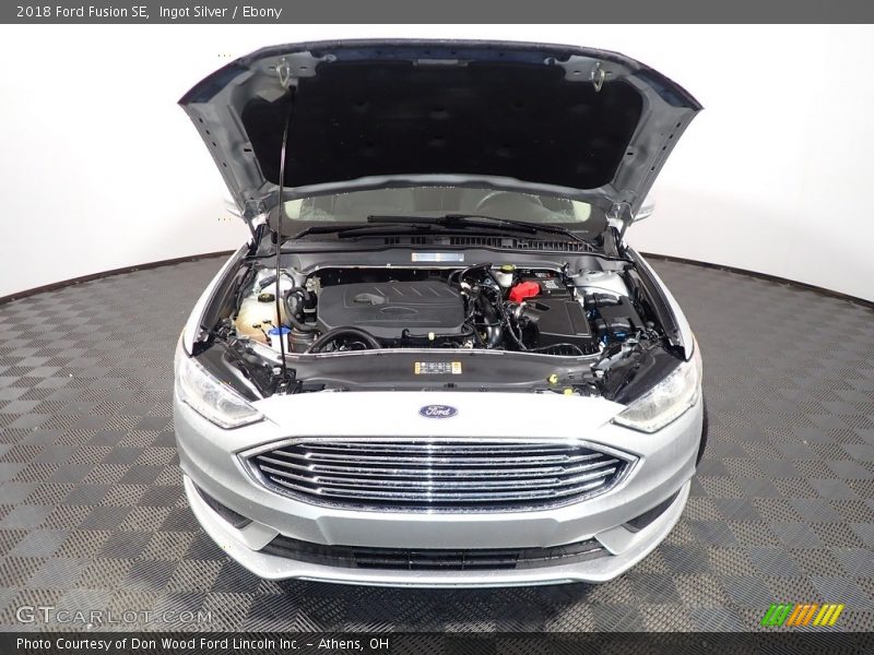 Ingot Silver / Ebony 2018 Ford Fusion SE