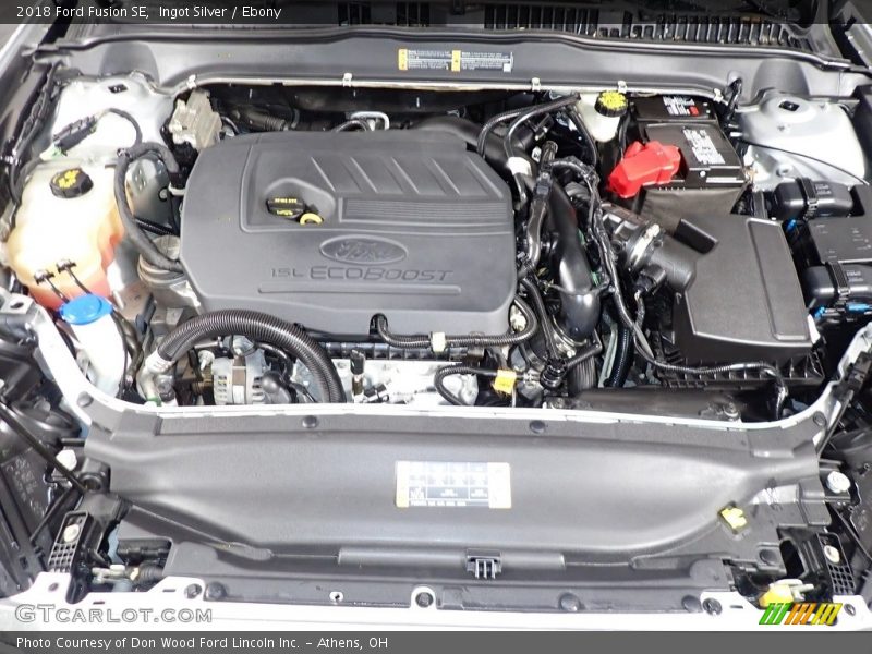 Ingot Silver / Ebony 2018 Ford Fusion SE