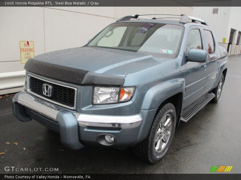 Steel Blue Metallic / Gray 2006 Honda Ridgeline RTS