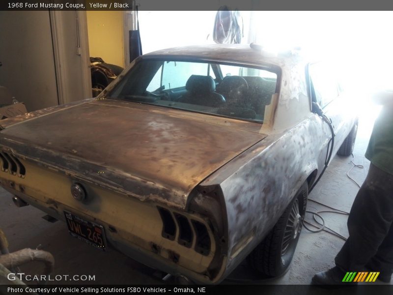 Yellow / Black 1968 Ford Mustang Coupe