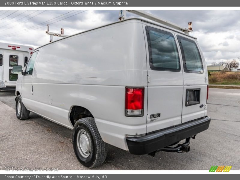 Oxford White / Medium Graphite 2000 Ford E Series Van E150 Cargo