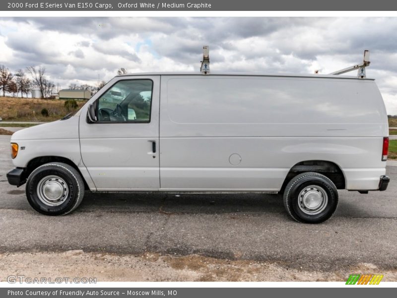 Oxford White / Medium Graphite 2000 Ford E Series Van E150 Cargo