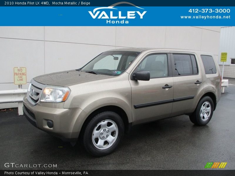 Mocha Metallic / Beige 2010 Honda Pilot LX 4WD