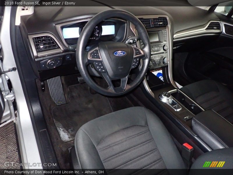 Ingot Silver / Ebony 2018 Ford Fusion SE
