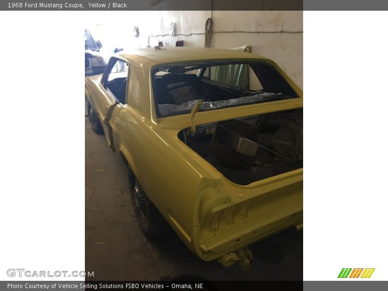 Yellow / Black 1968 Ford Mustang Coupe