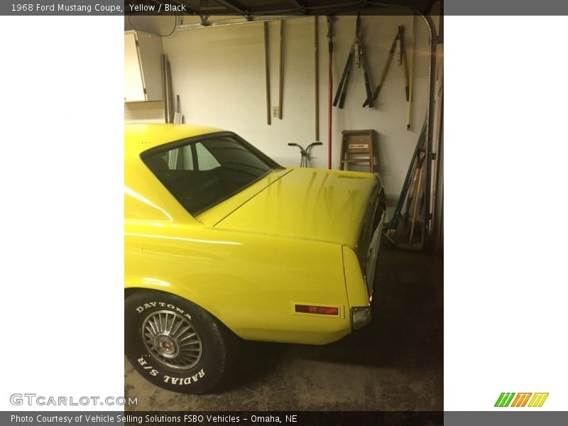 Yellow / Black 1968 Ford Mustang Coupe