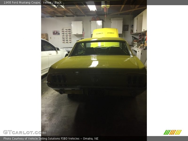 Yellow / Black 1968 Ford Mustang Coupe