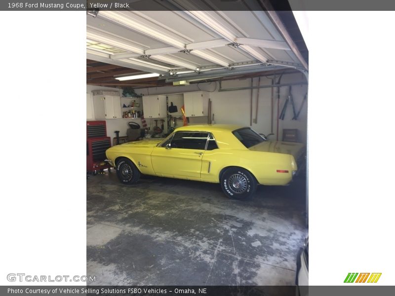 Yellow / Black 1968 Ford Mustang Coupe