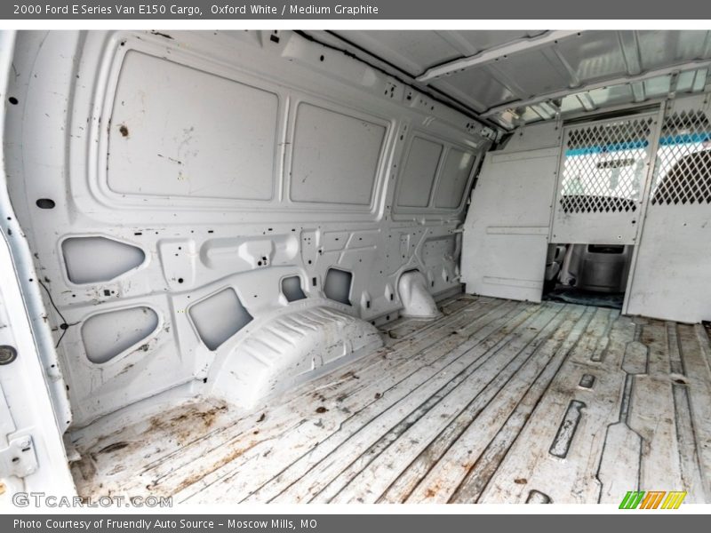 Oxford White / Medium Graphite 2000 Ford E Series Van E150 Cargo